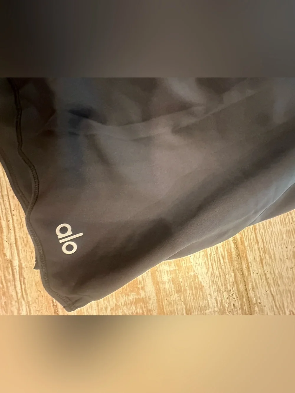 ALO Yoga Black Athletic Running Shorts